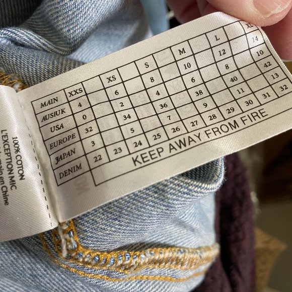 One X Oneteaspoon Lead rose mini dress size medium off on shoulder denim - Picture 12 of 12